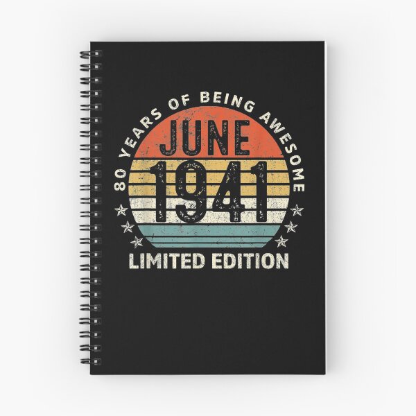 Item preview, Vintage June 1941 80th Birthday Limited Edition 80 Years Old  designed and sold by maizreo.