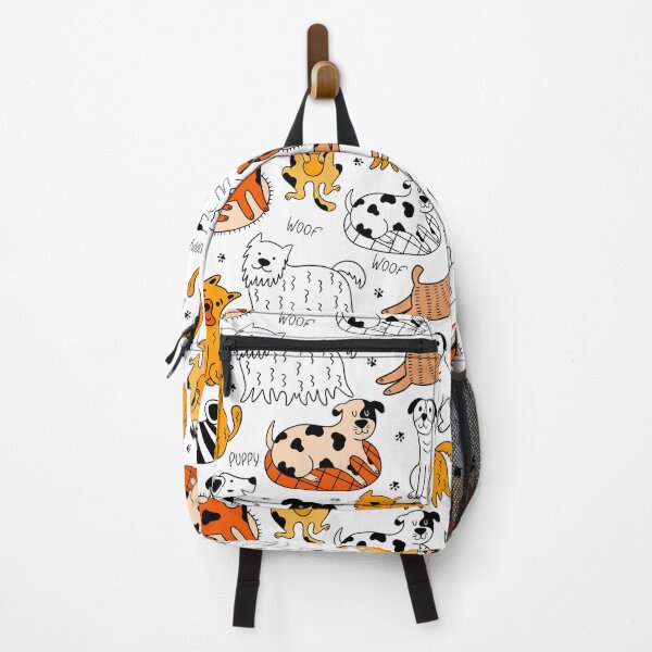 Item preview, Seamless Pattern Of Cute Dogs, Simple Colorful Design designed and sold by PandaSoul.