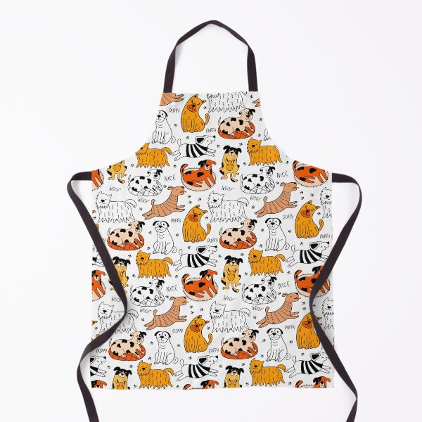Item preview, Seamless Pattern Of Cute Dogs, Simple Colorful Design designed and sold by PandaSoul.