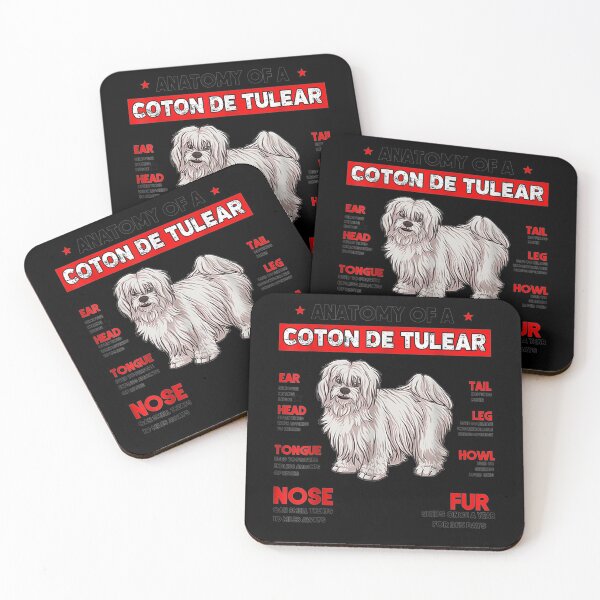 Artikelvorschau, Anatomie eines Coton De Tulear Hundewelpenliebhabers entworfen und verkauft von maizreo.