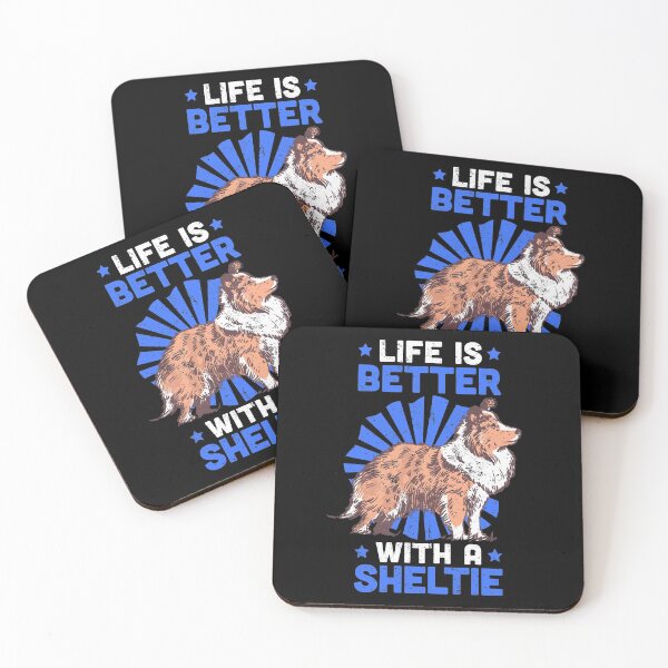 Item preview, Life is better with Shetland Sheepdog Sheltie designed and sold by madgrfx.