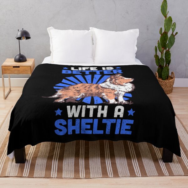 Item preview, Life is better with Shetland Sheepdog Sheltie designed and sold by madgrfx.