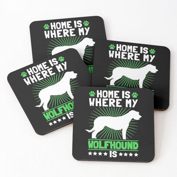 Item preview, Irish Wolfhound Home Greyhound Gift designed and sold by madgrfx.