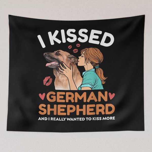 Item preview, I Kissed German Shepherd  designed and sold by maizreo.