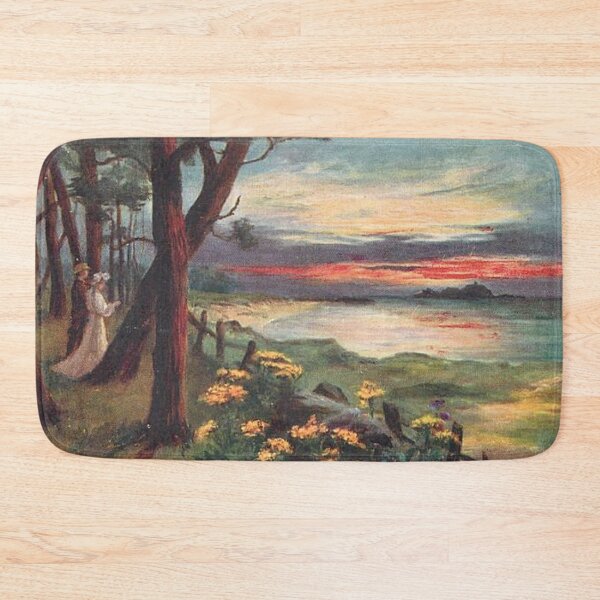 Item preview, Vintage Illustration of Sunset at Island of Fidra - North Berwick designed and sold by yourscotland.
