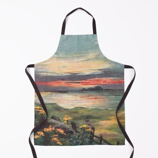 Item preview, Vintage Illustration of Sunset at Island of Fidra - North Berwick designed and sold by yourscotland.