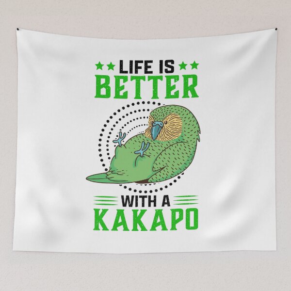 Item preview, Life is better with Kakapo New Zealand parrot designed and sold by madgrfx.