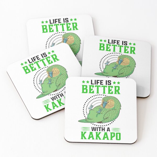 Item preview, Life is better with Kakapo New Zealand parrot designed and sold by madgrfx.