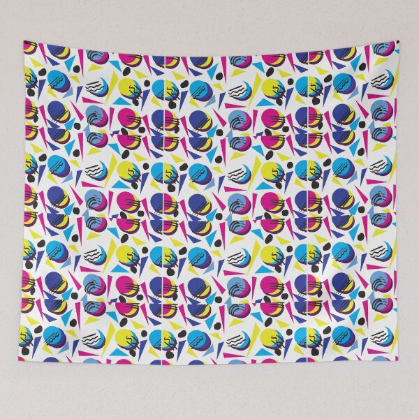 Item preview, Geometric Color Figures Memphis Style designed and sold by Avienz1.