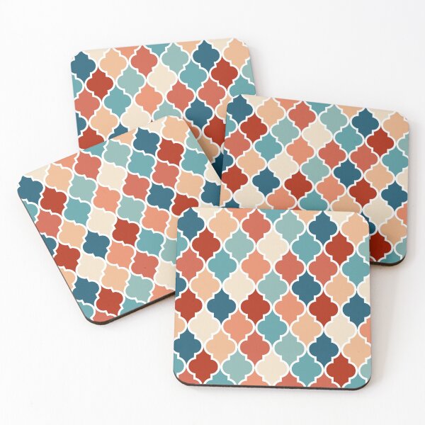 Item preview, Colorful quatrefoil pattern designed and sold by BattaAnastasia.
