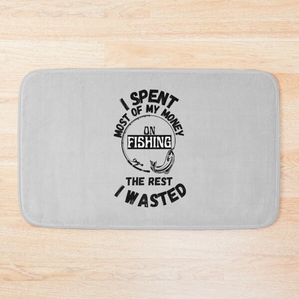 Item preview, Spent my Money on Fishing Print T-Shirt Cool Design Tee designed and sold by LJ4EVER.