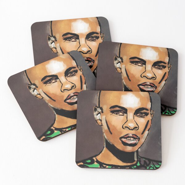 Item preview, Portrait painting of Skin designed and sold by thehat24.