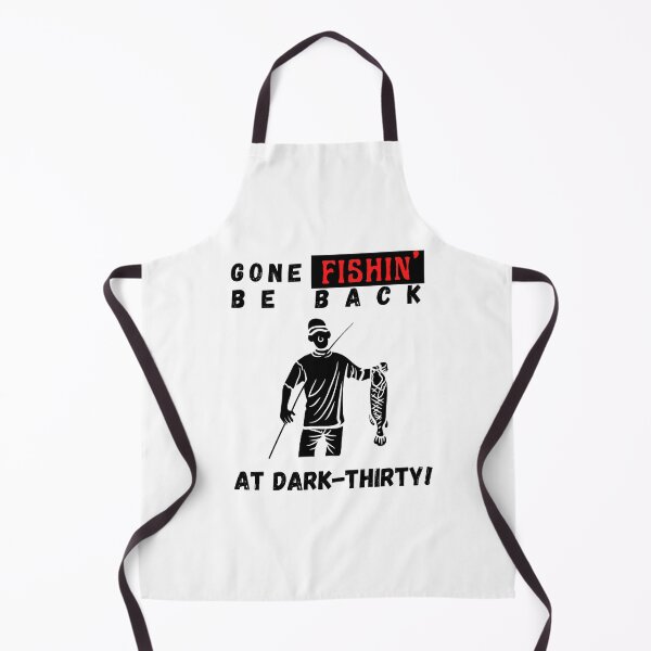 Item preview, Gone Fishin, Be Back at Dark-Thirty Print T-Shirt Cool Design Tee designed and sold by LJ4EVER.