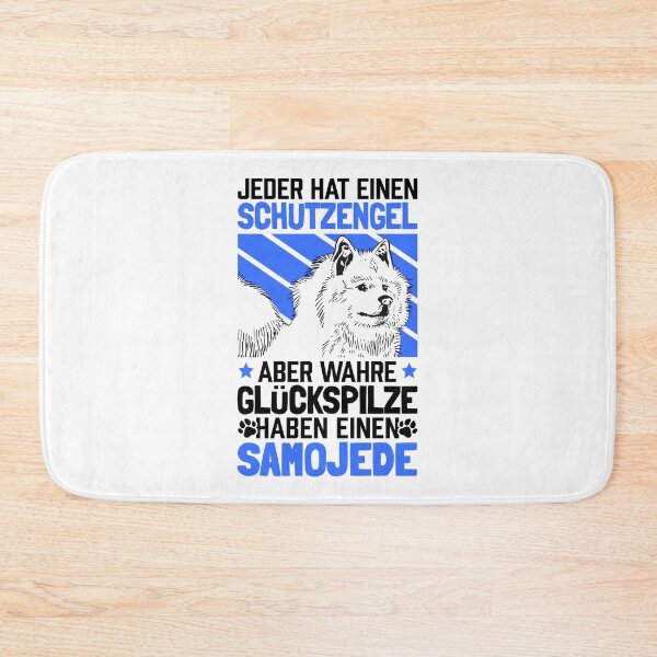 Item preview, Samoyed my guardian angel sled dog saying designed and sold by madgrfx.