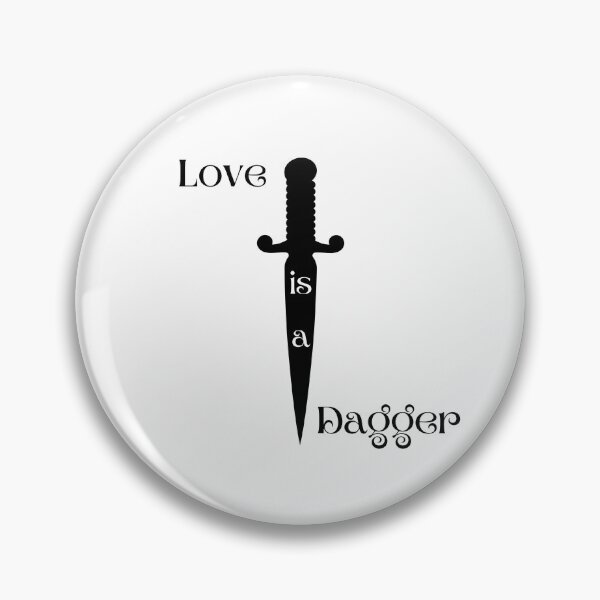Item preview, Love is a Dagger designed and sold by MktngMultiverse.