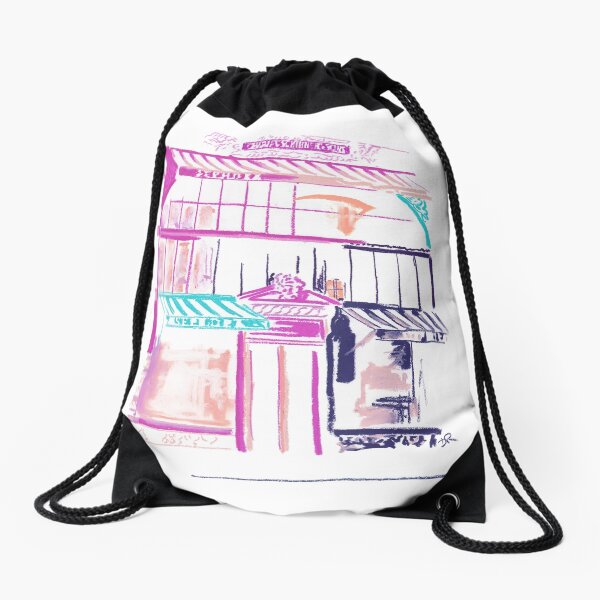 Manhattan in Bloom - Historic Midtown Drawstring Bag