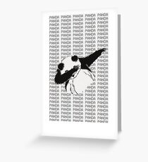 panda dab Greeting Card