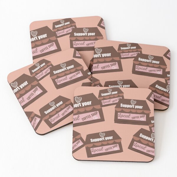 Item preview, Support Your Local Coffee Shop designed and sold by papaipapai198.