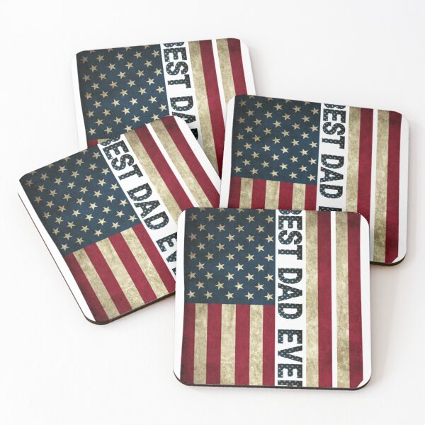 Item preview, Best Dad Ever With Us American Flag  designed and sold by JustMomItCo.