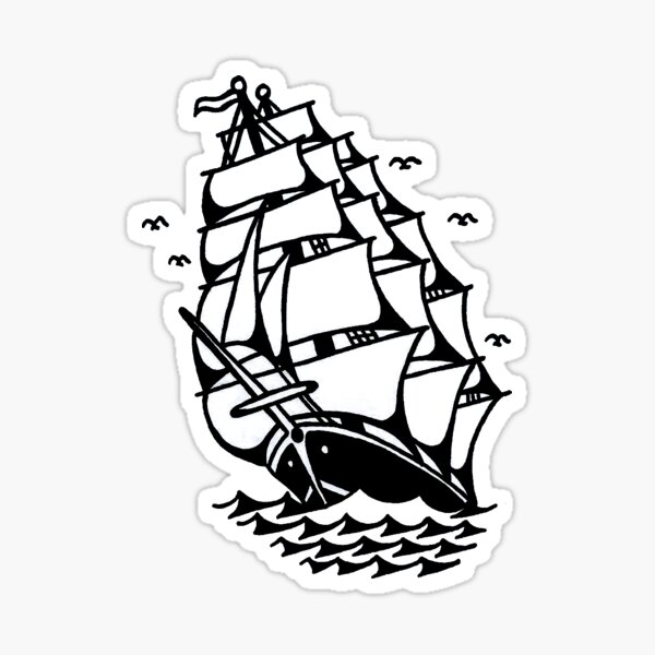 Tattoo Design for Women Tattoo Drawing Stencil Outline Ready to Download  Pirate Ship Rudder and Rose Flower Tattoo Ideas - Etsy Canada | Nautical  tattoo sleeve, Nautical tattoo, Ship tattoo