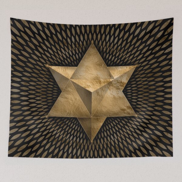Item preview, Gold Merkabah designed and sold by k9printart.