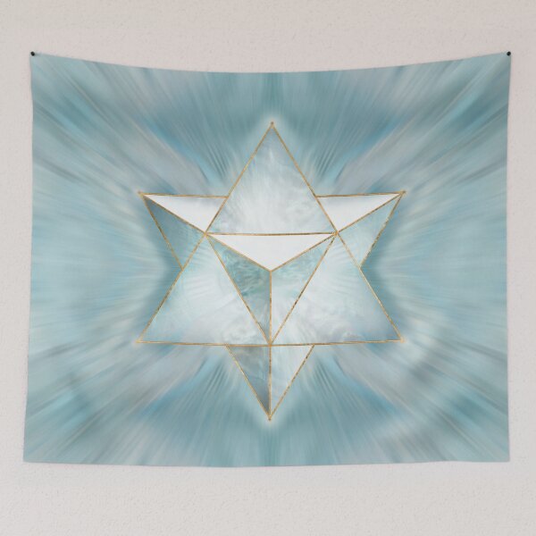 Item preview, Merkabah - Light Marble designed and sold by k9printart.