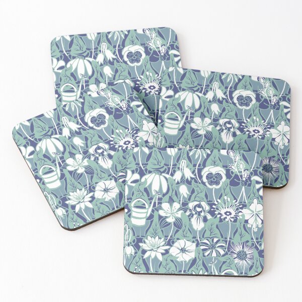 Item preview, Humble Garden Garden Guardians | Blue + Soft Green designed and sold by L Diane Johnson.