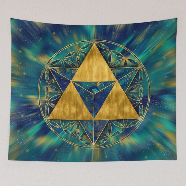 Item preview, Merkabah in Flower of life  designed and sold by k9printart.
