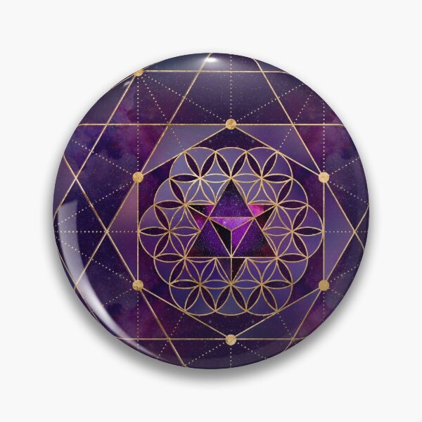 Item preview, Merkabah in flower of life - Sacred Geometry designed and sold by k9printart.