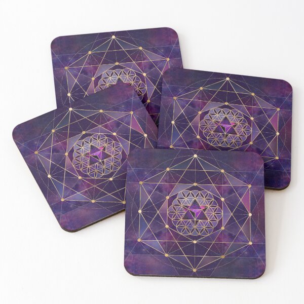 Item preview, Merkabah in flower of life - Sacred Geometry designed and sold by k9printart.