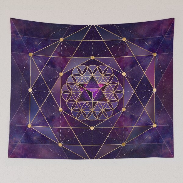 Item preview, Merkabah in flower of life - Sacred Geometry designed and sold by k9printart.