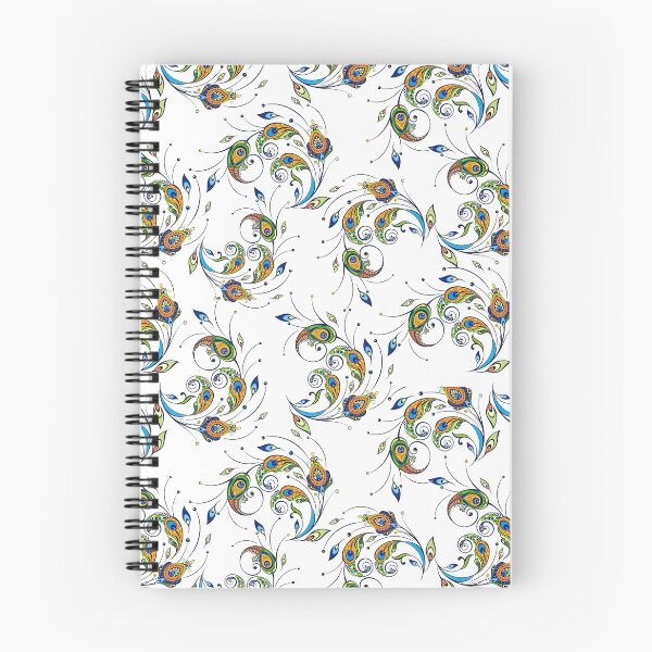 Item preview, Colorful Peacock Feather Seamless Pattern, Peacock Feather Pattern, Peacock Feather Vector Pattern designed and sold by graphic-genie.