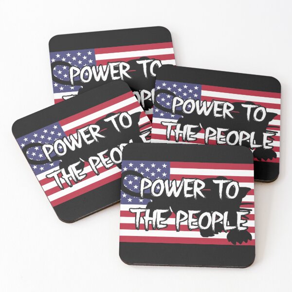 Item preview, Power To The People Black Panthers USA Flag designed and sold by RevolutionInPaint.