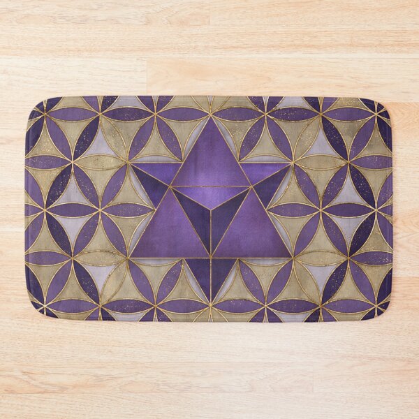 Item preview, Merkabah on Flower of life pattern designed and sold by k9printart.