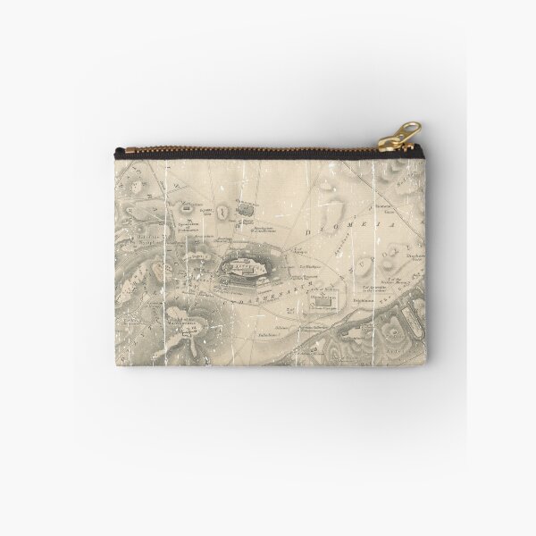 Item preview, Distressed Vintage Map of Ancient Athens, Greece designed and sold by Happy Puppy Print On Demand.