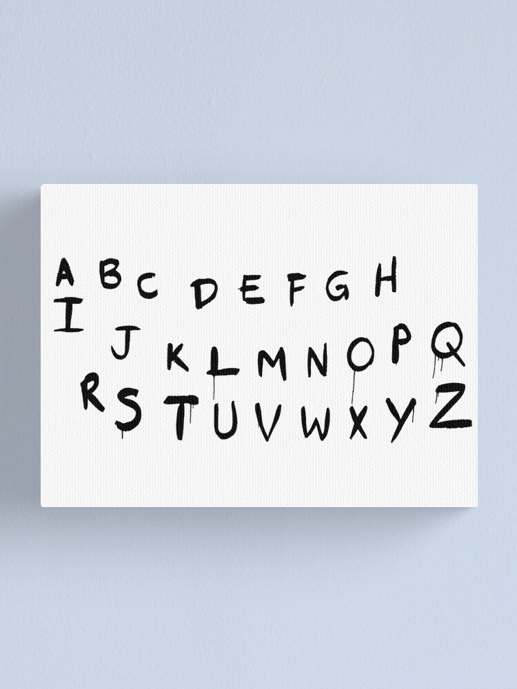 Alternate view of Stranger Things ABC – Lights, Letters Canvas Print