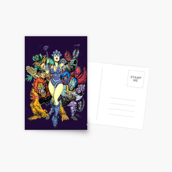 The bad guys of Eternia Postcard