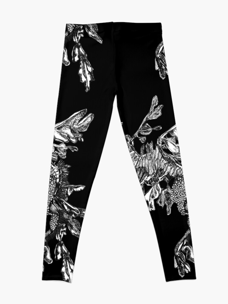 Alternate view of Steve the Leafy Sea Dragon Leggings