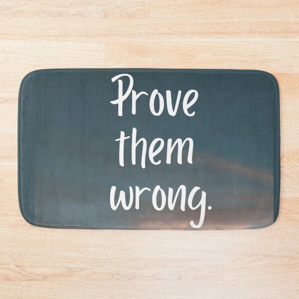 Item preview, prove them wrong motivational quote, evening sky, blue, red sky designed and sold by Decconer.
