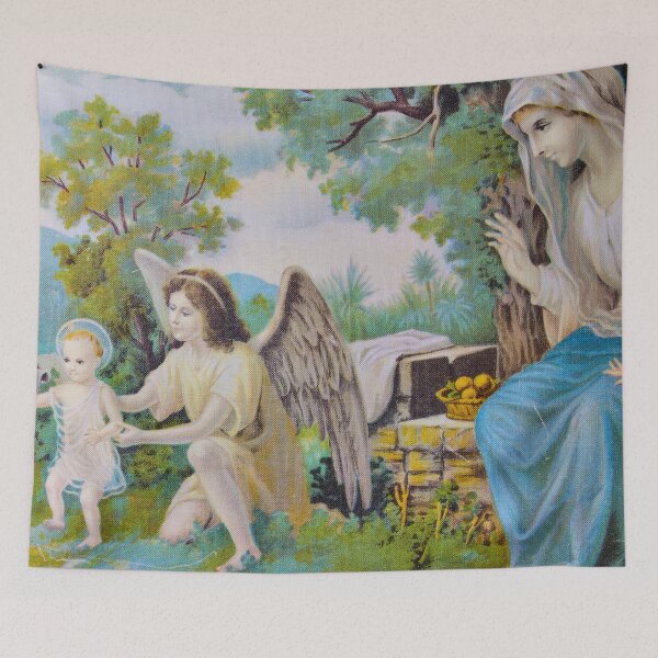 Item preview, Tapestries,Tapestry,throw blankets,comforters,duvet covers,Mother Mary,Jesus print ,Bible,Faith,Christ,Religion,Christianity,Church,Religious,Bible designed and sold by eyesight4vision.