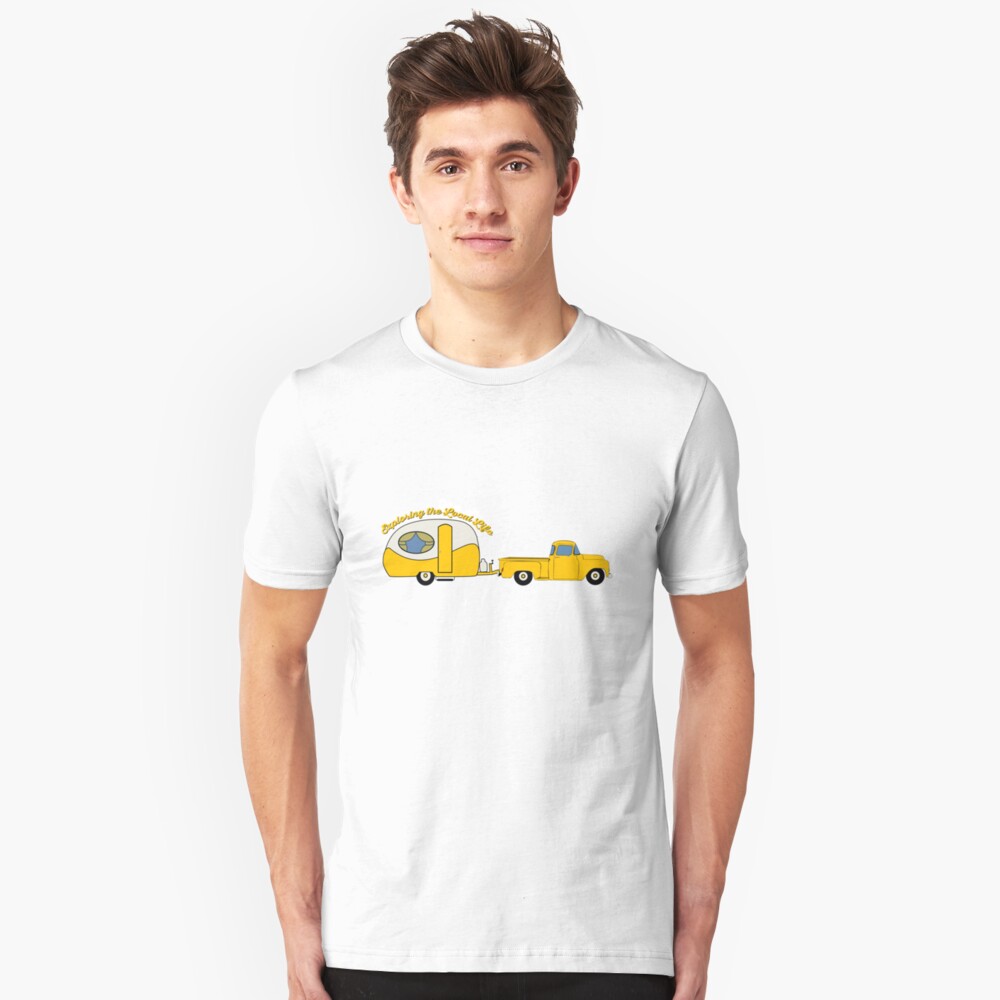 Yellow Truck & Camper Slim Fit T-Shirt