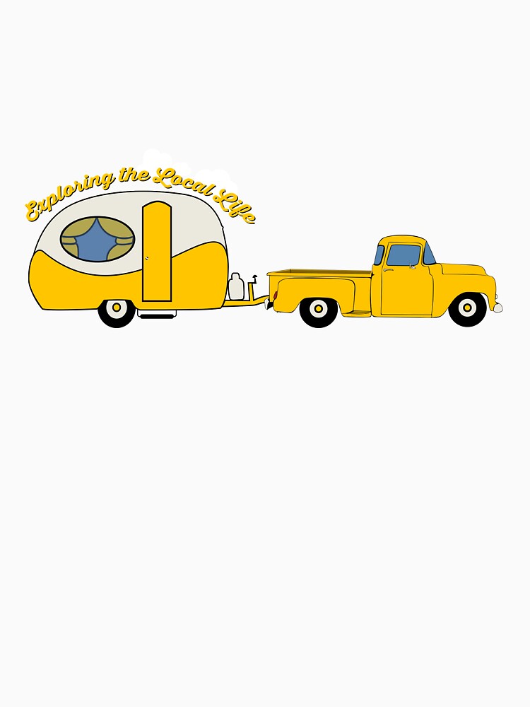 Yellow Truck & Camper by ExplorLocalLife