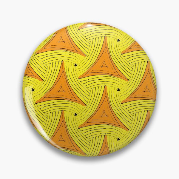 Item preview, Orange & Yellow Triangles pattern  designed and sold by Brendan  Mullen.