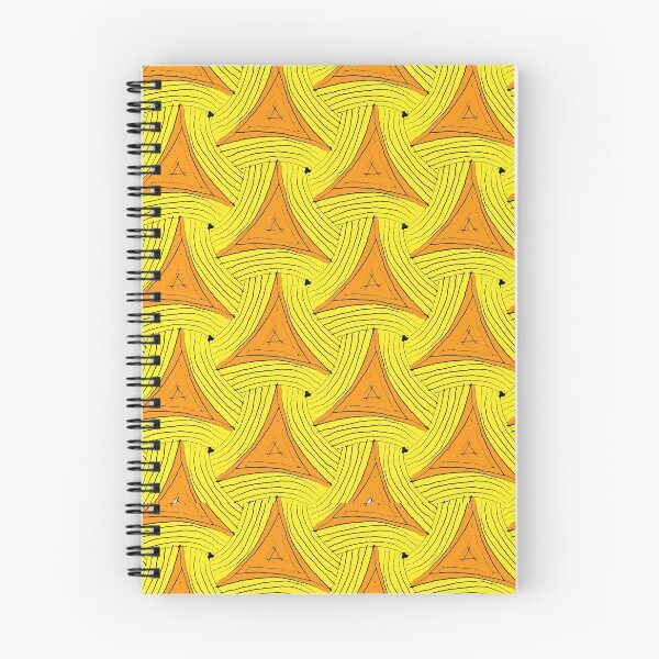 Item preview, Orange & Yellow Triangles pattern  designed and sold by Brendan  Mullen.