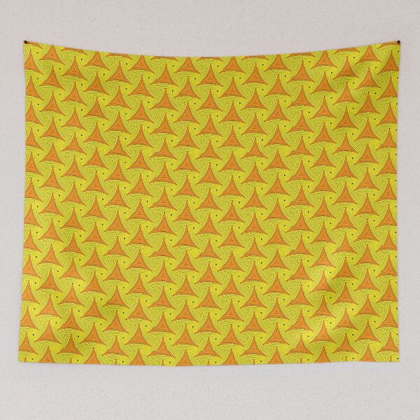 Item preview, Orange & Yellow Triangles pattern  designed and sold by Brendan  Mullen.