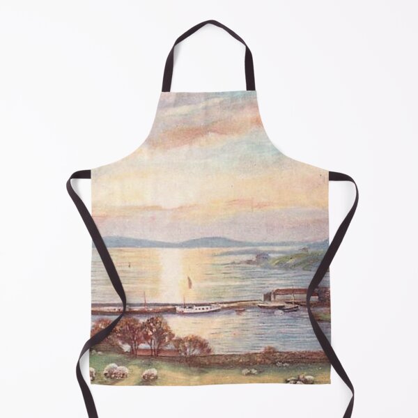 Item preview, Vintage Illustration of The Setting Sun, Aberdour designed and sold by yourscotland.