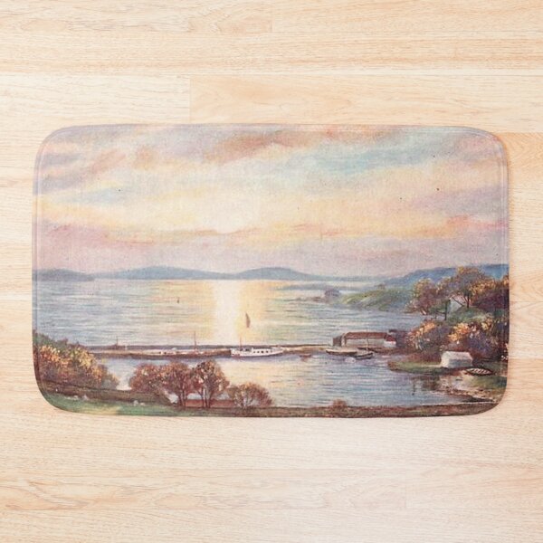 Item preview, Vintage Illustration of The Setting Sun, Aberdour designed and sold by yourscotland.