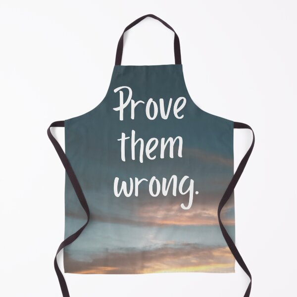 Item preview, prove them wrong motivational quote, evening sky, blue, red sky designed and sold by Decconer.