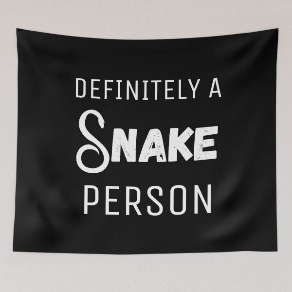 Item preview, Definitely A Snake Person designed and sold by The Singular Store.