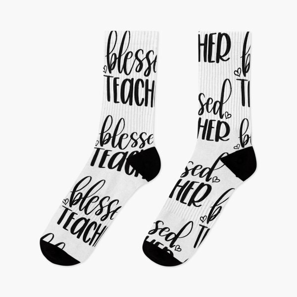 Item preview, Blessed teacher - inspirational teacher quote/gift (black) designed and sold by PickaSticka.